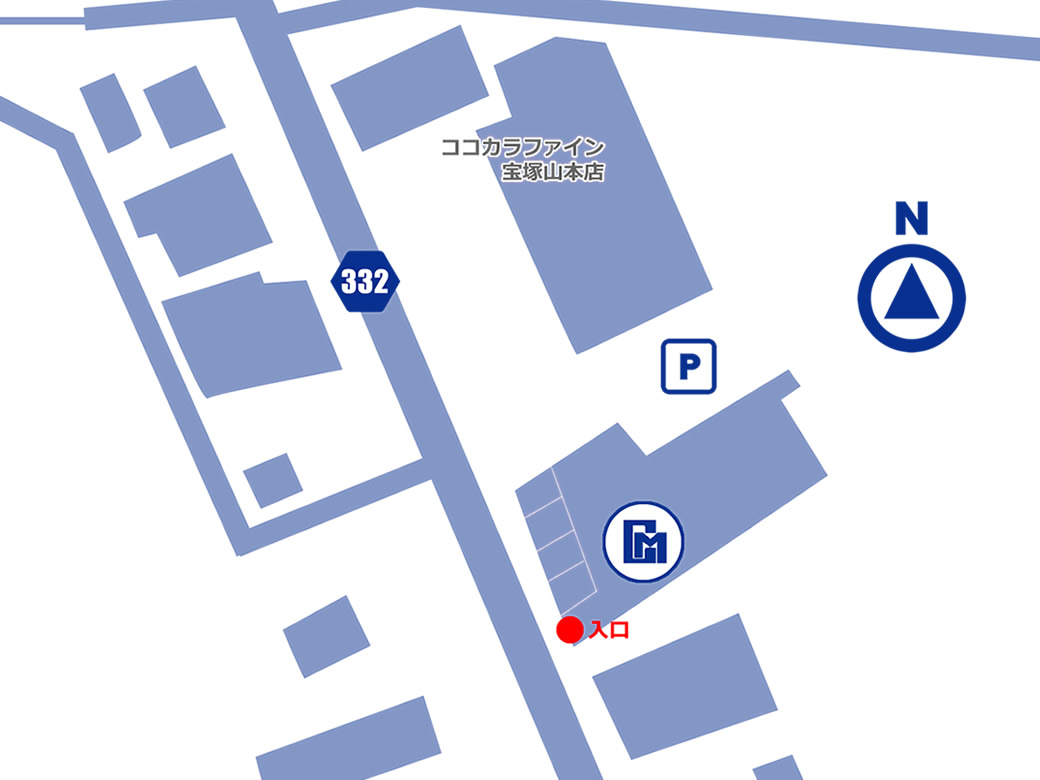 株式会社 クリエイト未来/兵庫県宝塚市/案内図